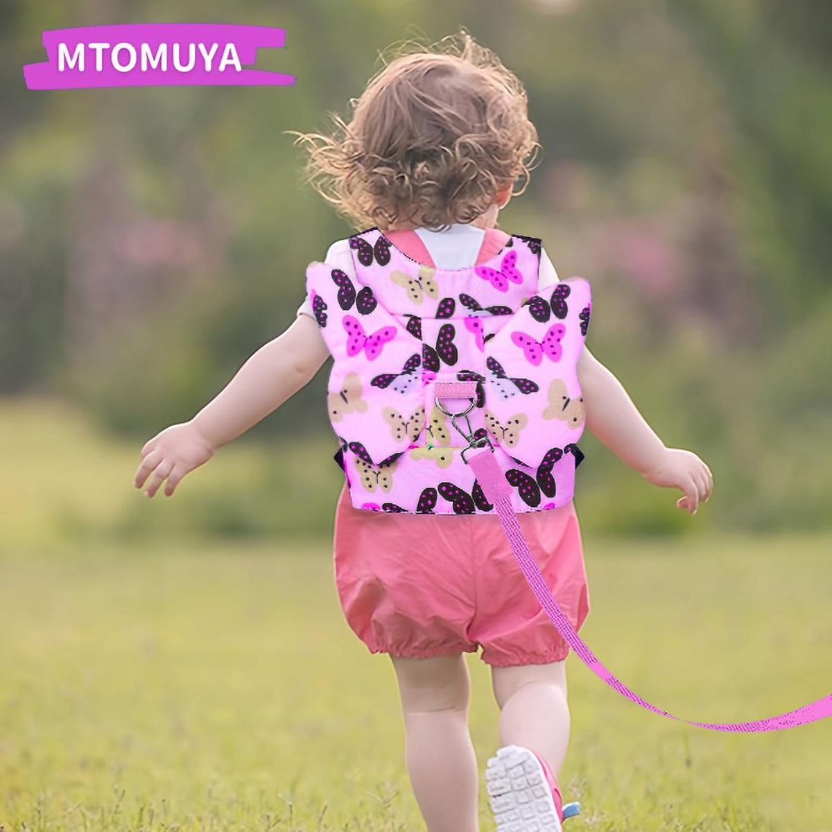 MTOMUYA Arnés para niños pequeños con muñequera antipérdida - Corre...