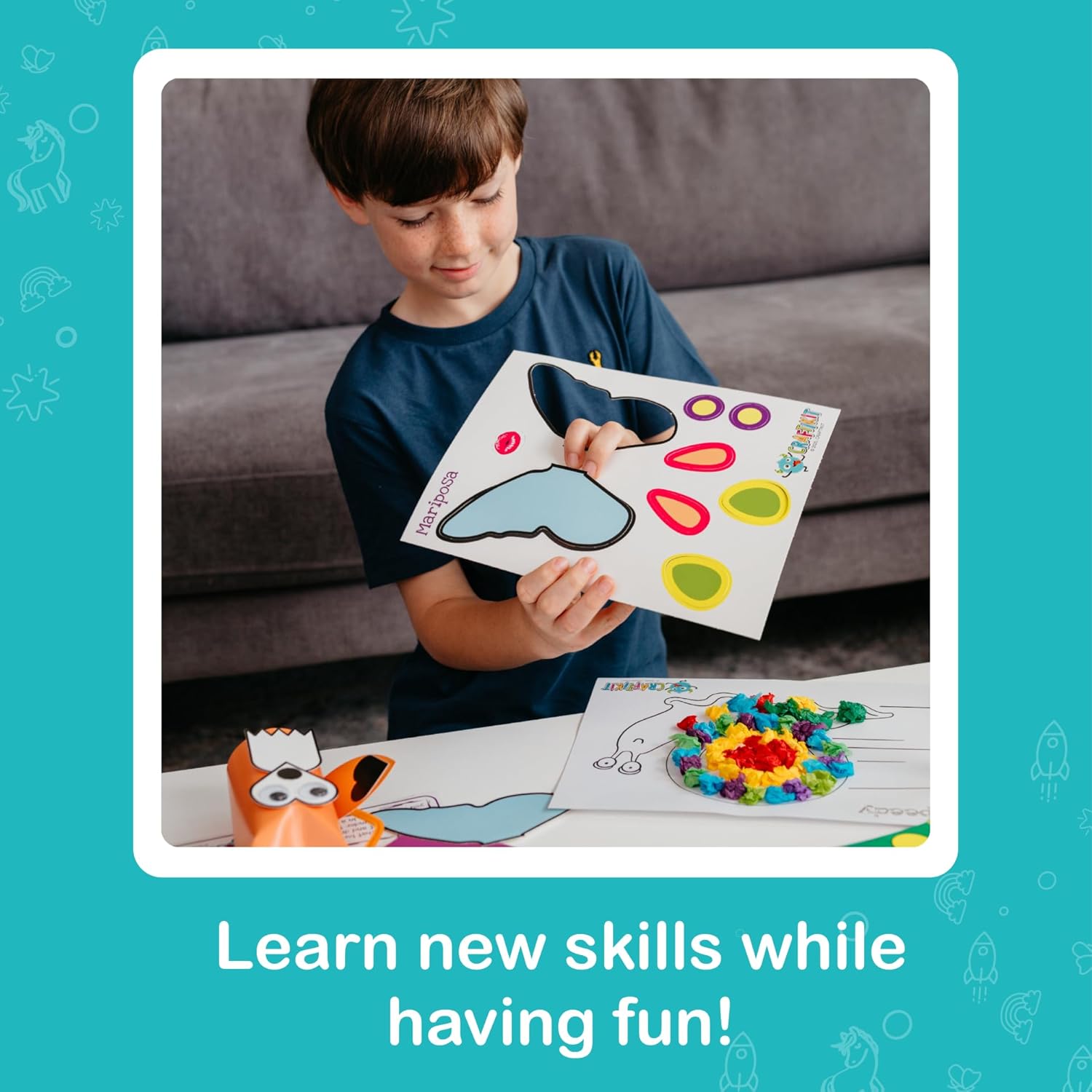 Craftikit® 20 artes y manualidades de animales para niños pequeños...