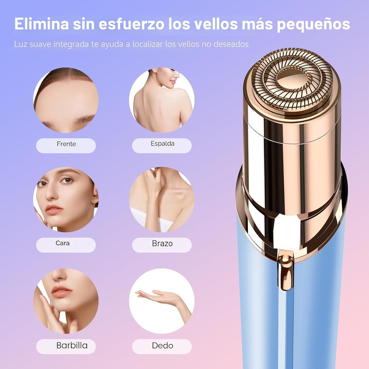 Removedor de vello facial para mujeres, como se ve en la televisión...