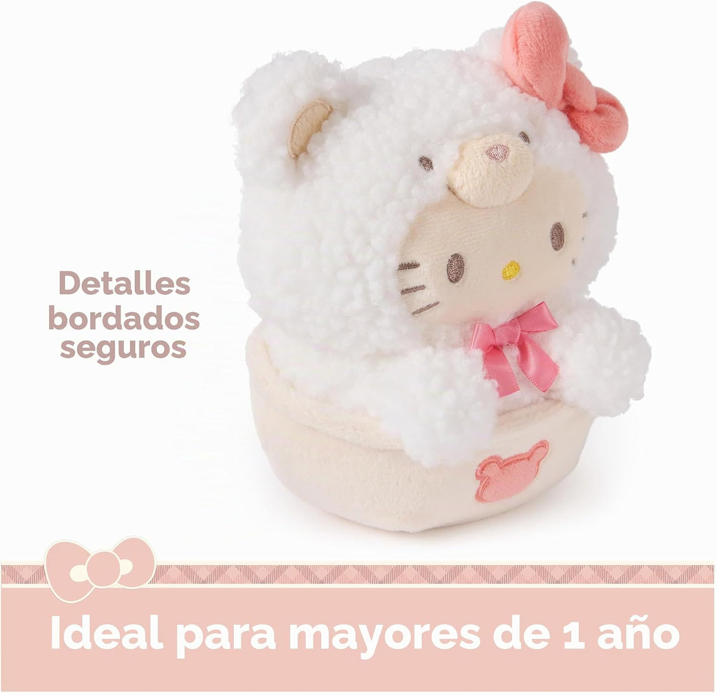 GUND Sanrio Hello Kitty - Juguete de peluche de 6 pulgadas con traj...