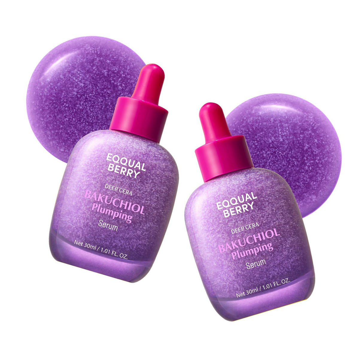 EQQUALBERRY Bakuchiol - Suero rellenador, paquete de 2 \u2013 Minim...