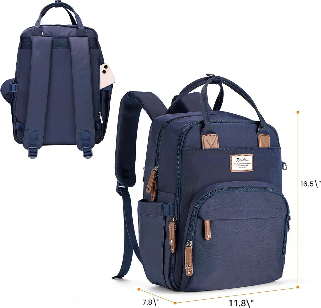 RUVALINO Mochila para Pañales, Mochila de Viaje Multifuncional Bols...