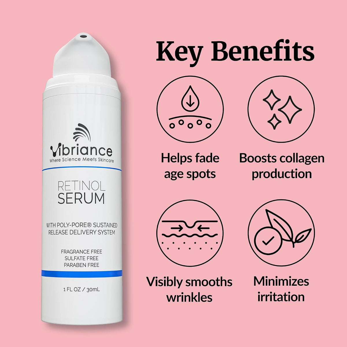 Vibriance Retinol Serum 1 fl oz | Reduce la apariencia de arrugas p...