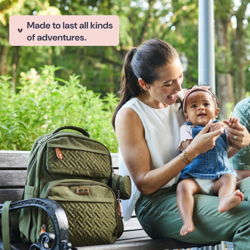 BabbleRoo - Mochila para pañales unisex con cambiador, funda para c...