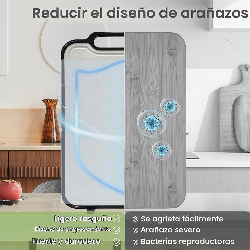 Tabla de cortar de titanio para cocina, tabla de cortar de titanio...