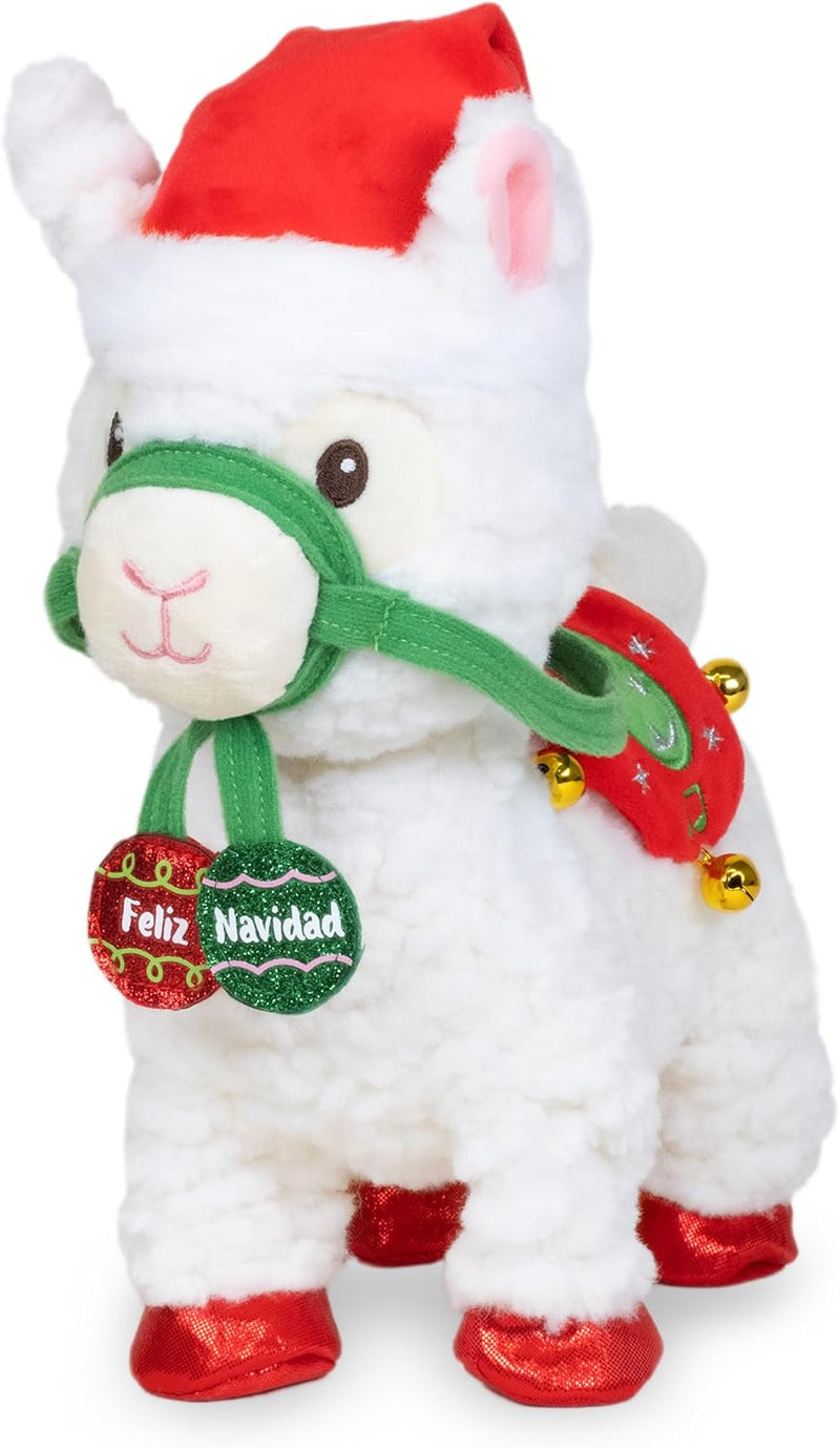 Cuddle Barn - Navidad Nico | Juguete de llama de peluche musical pa...
