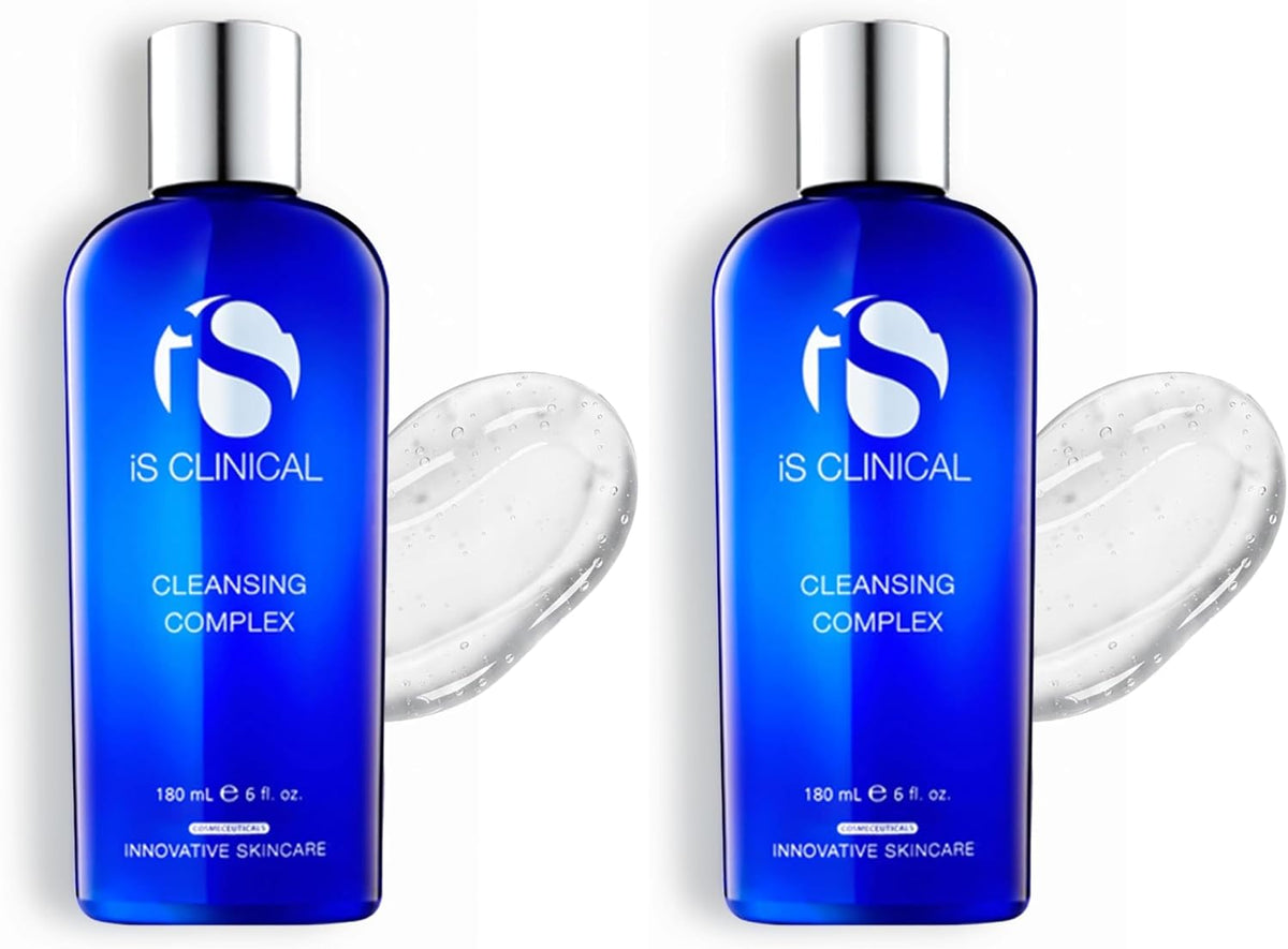 iS CLINICAL Complejo Limpiador, 3en1 Limpiador facial suave para po...