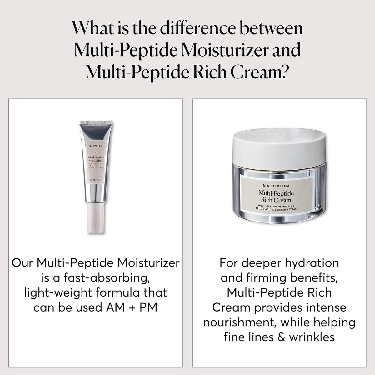 Naturium Crema rica en péptidos, hidratante y nutritiva para ayudar...