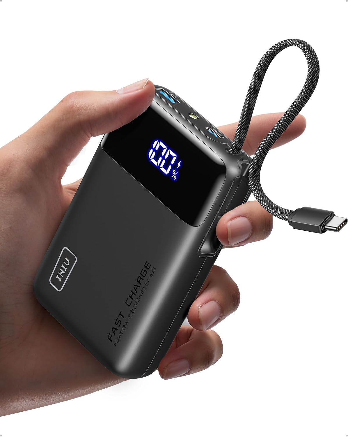 INIU cargador portátil 20000mAh, banco de carga rápida más pequeño...