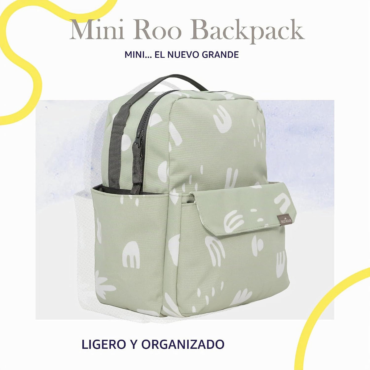 Mini Roo - Mochila para pañales | Pear Doodle Baby Bag - 6 bolsillo...