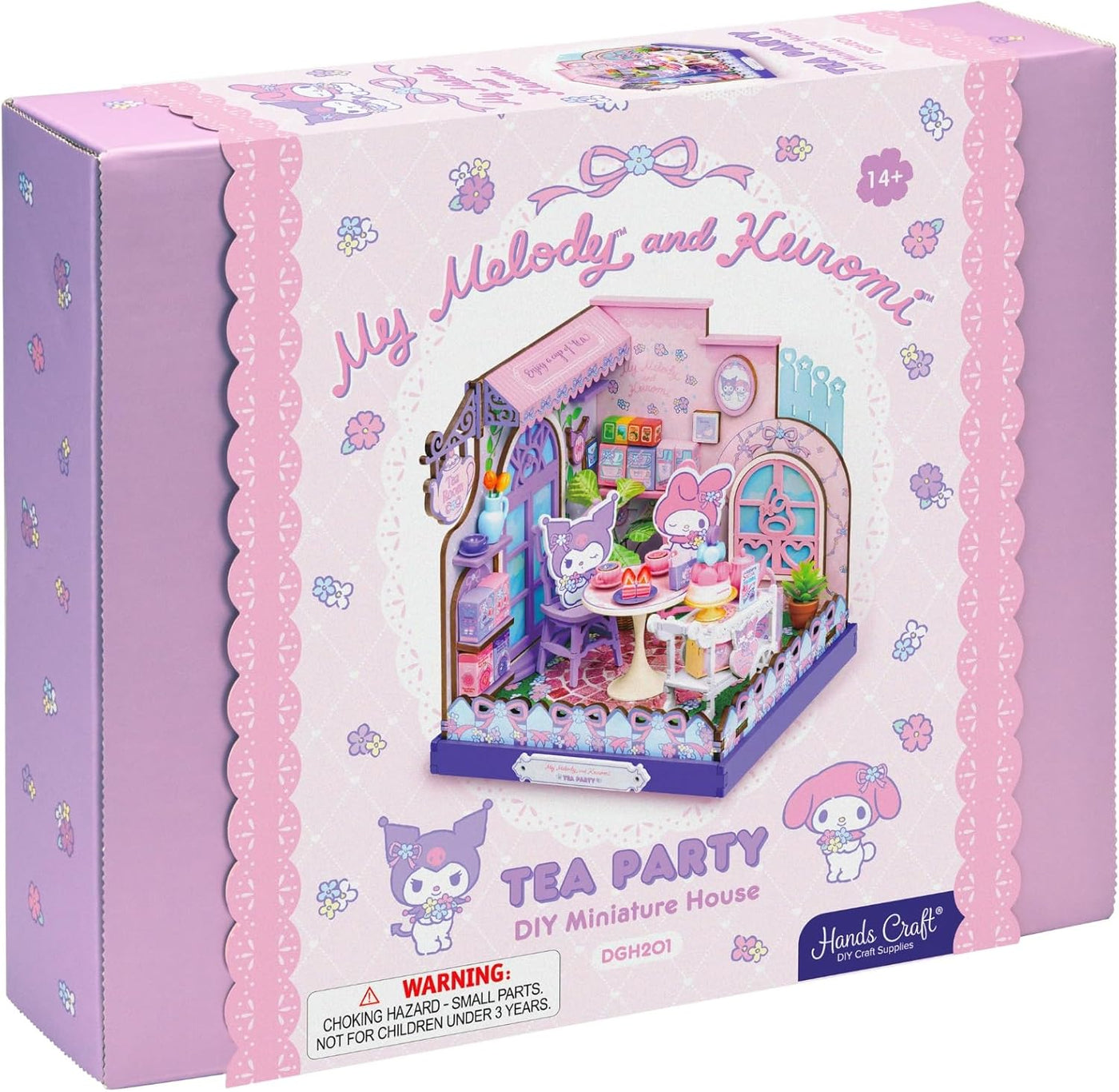 Hands Craft My Melody &amp; Kuromi - Kit de casa en miniatura para...