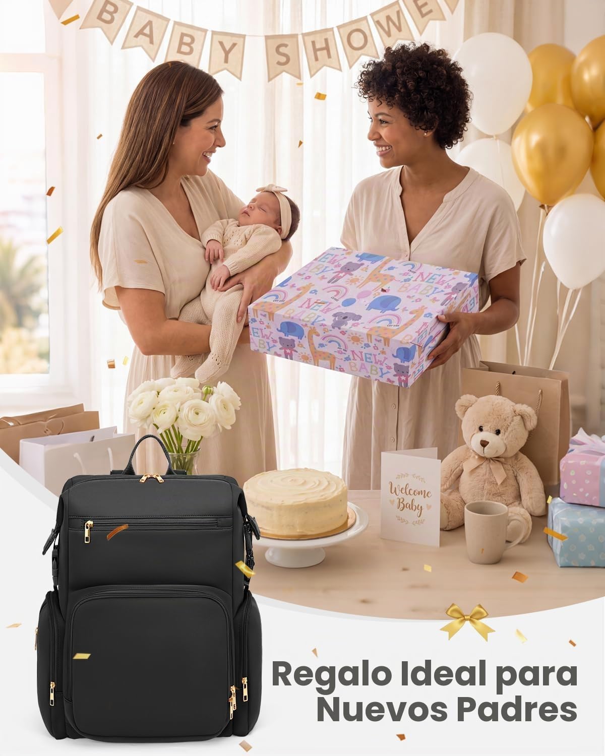 CEI-CEI Mochila de neopreno para pañales con estación Chaning, bols...