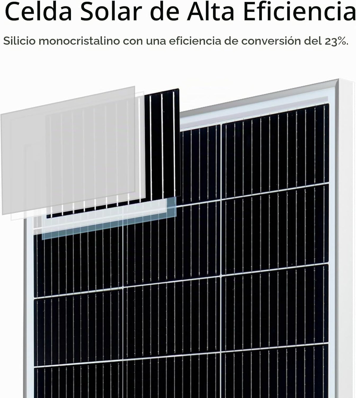 WUZECK Kit de panel solar de 600 vatios y 12 voltios, módulo monocr...