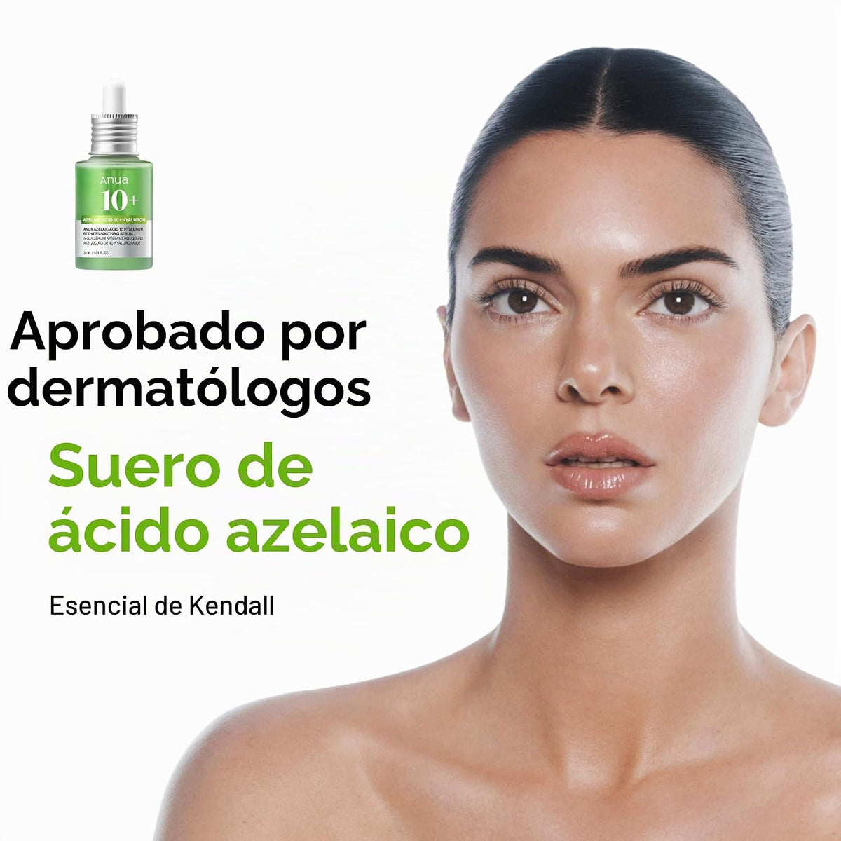 Anua Azelaic Acid 10 Hyaluron Suero calmante para el enrojecimiento...