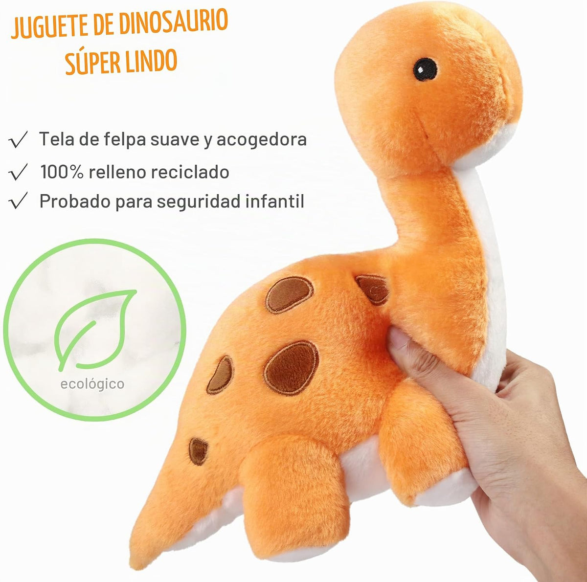 Benben Animal de peluche de dinosaurio, juguetes de peluche de dino...