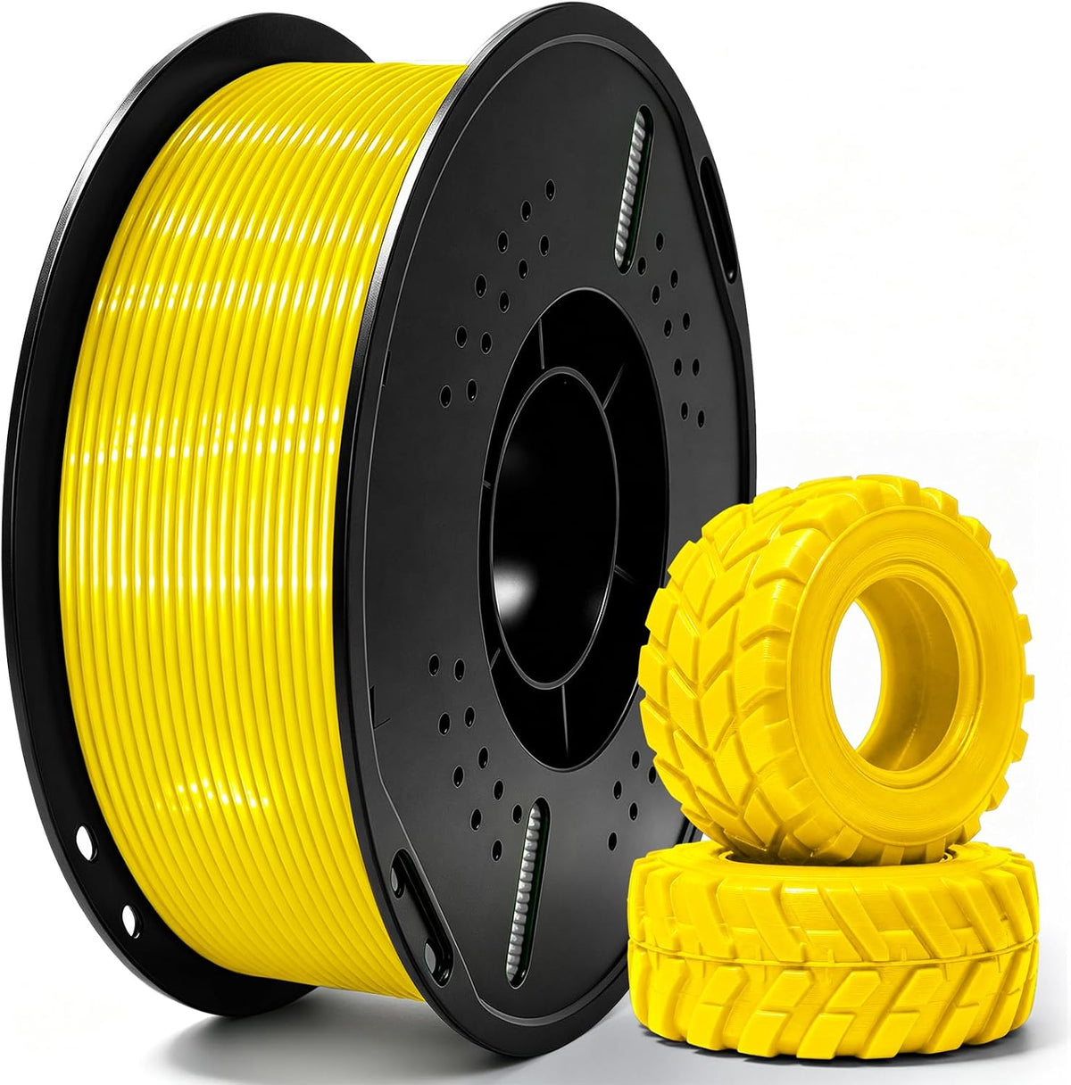 Colourbing Filamento flexible de TPU 95A para impresora 3D, suave y...