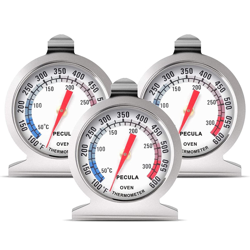 Termómetro de horno 50-300 °C\/100-600 °F, horno parrilla freír che...