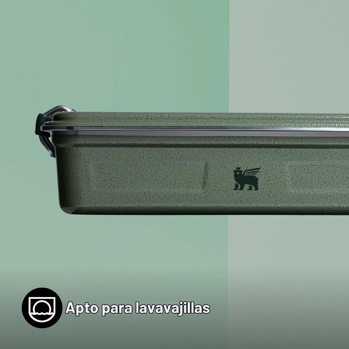 STANLEY Legendary - Lonchera útil (2 litros) (verde Hammertone)
