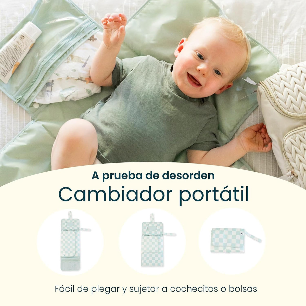 Tiny Twinkle - Cambiador de pañales portátil | Cambiador de pañales...
