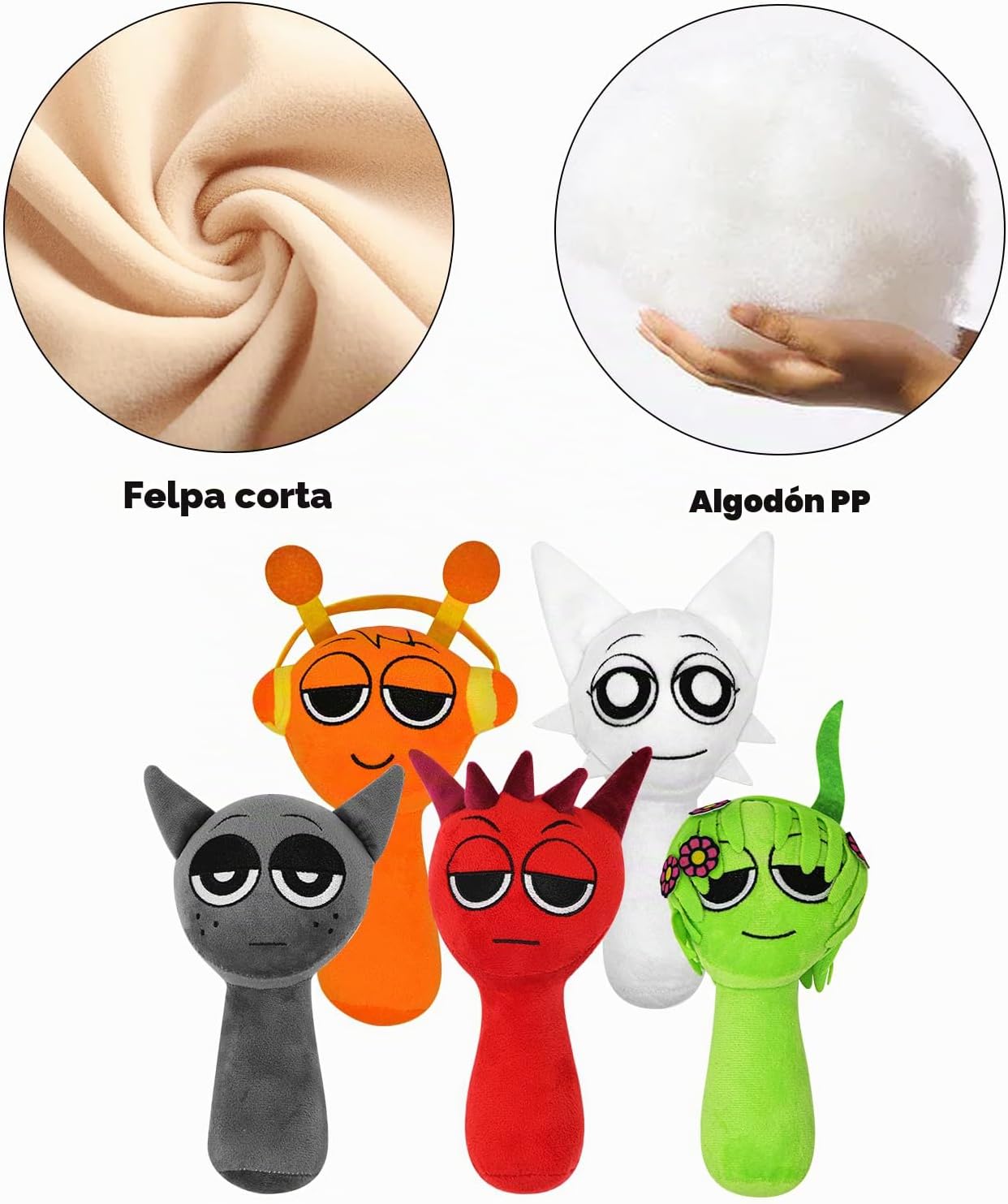 Sprunki - Muñecos de peluche, suaves y divertidos, para fanáticos y...