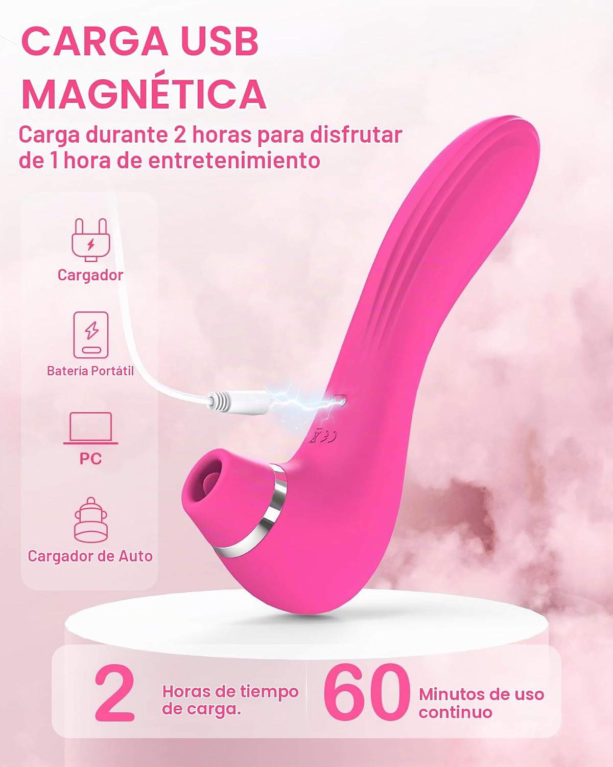Vibrador de succión y lamido clitoral, juguete sexual para mujeres,...