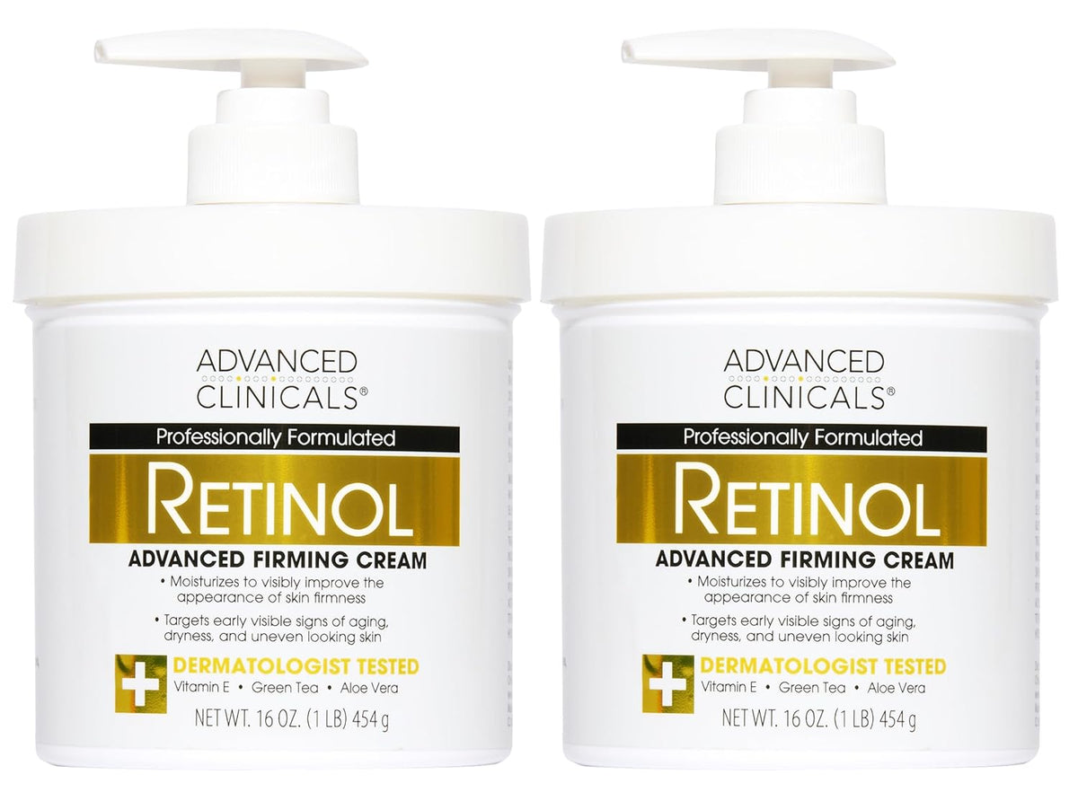 Advanced Clinicals - Loción corporal con retinol y crema hidratante...