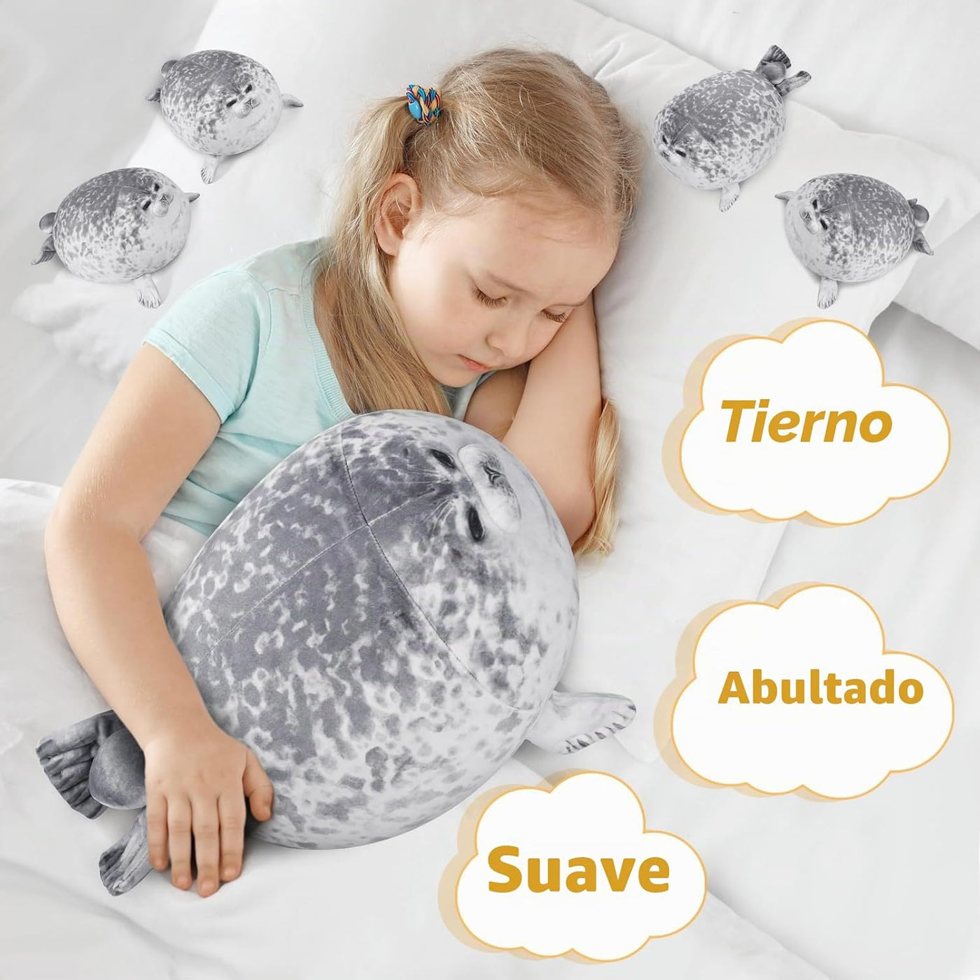KMUYSL Juguetes para edades 0 1 2 3 4 5 6 7 8+ años - Muñeca de pel...