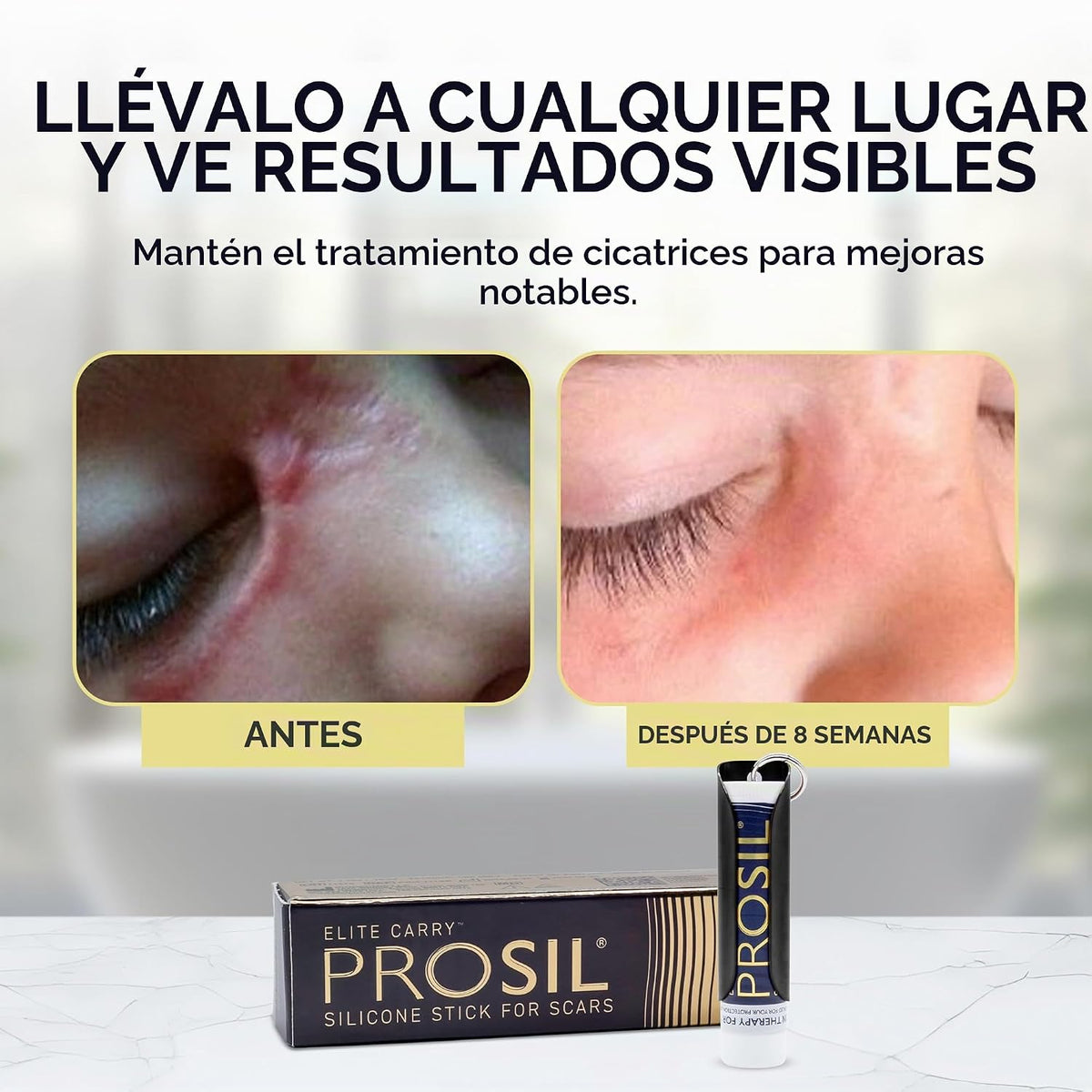 ProSil Elite Carry™ - Barra de gel para cicatrices de silicona, por...