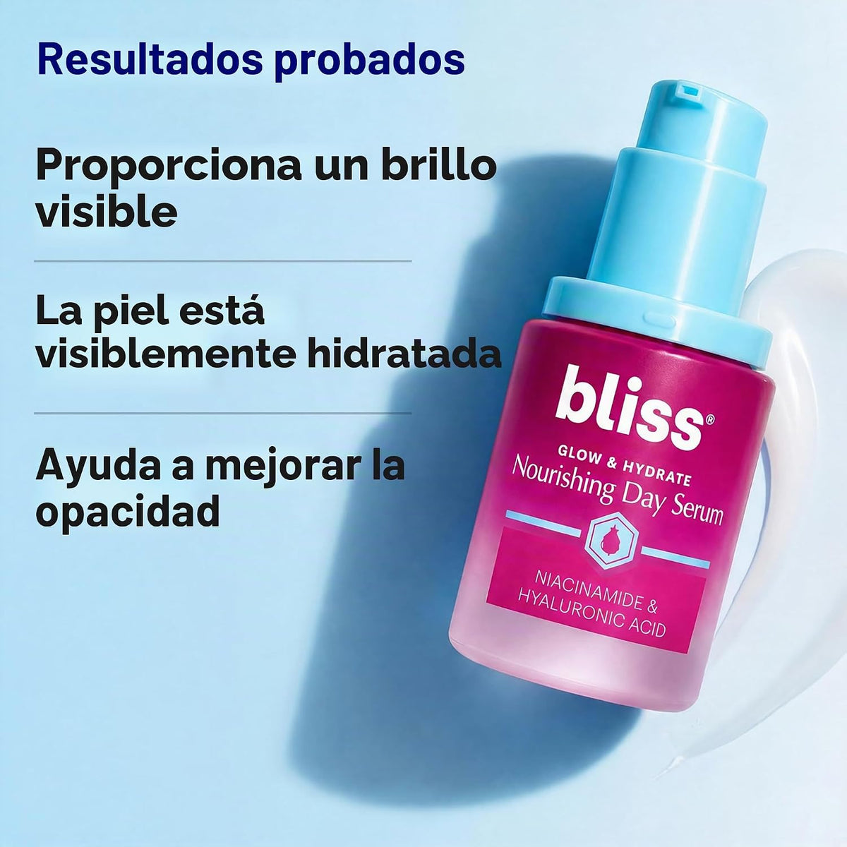 Bliss Suero facial hidratante de niacinamida Glow and Hydrate - 1 f...