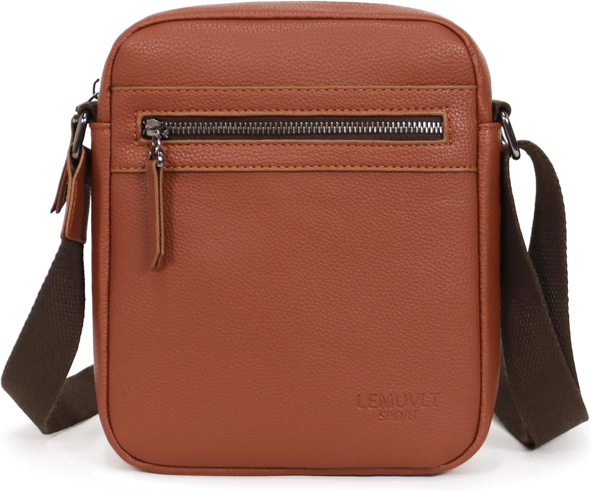Lemuvlt Bolso Cruzado Pequeño\/Mediano para Hombre Bolso de Hombro...