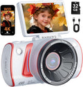 RAZPLYN - Cámara digital 4K para enfoque automático de fotografía,...