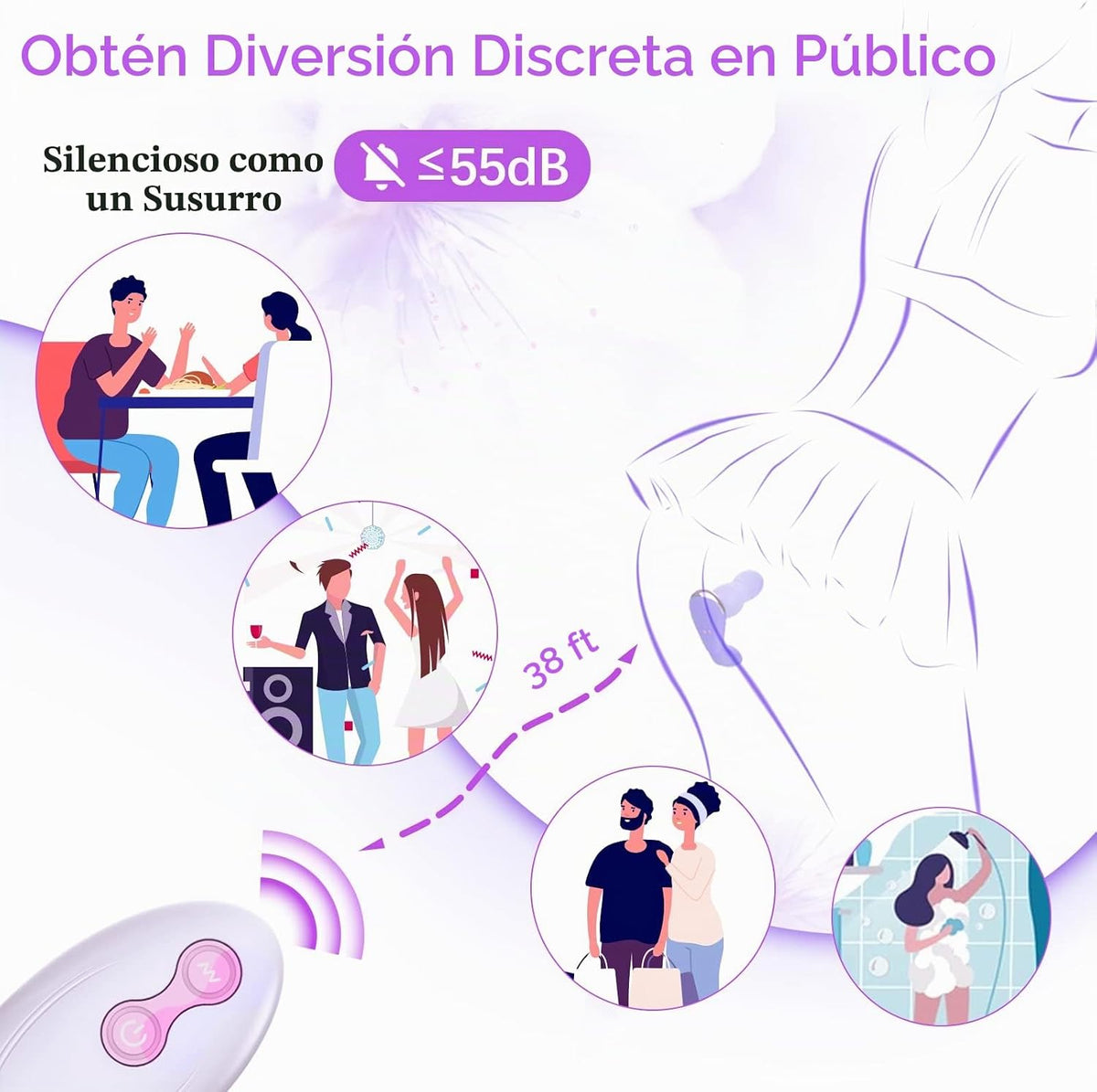 Juguetes sexuales para adultos para mujeres - Vibrador de empuje po...
