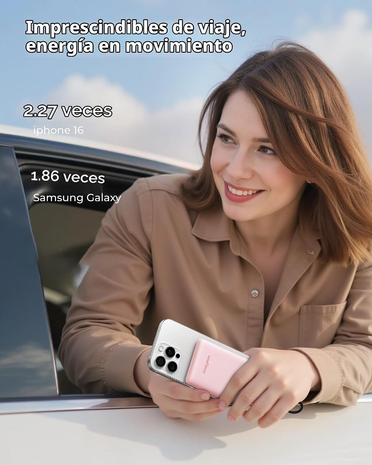 Pequeño cargador portátil 10000mAh 20W carga rápida mini banco de e...