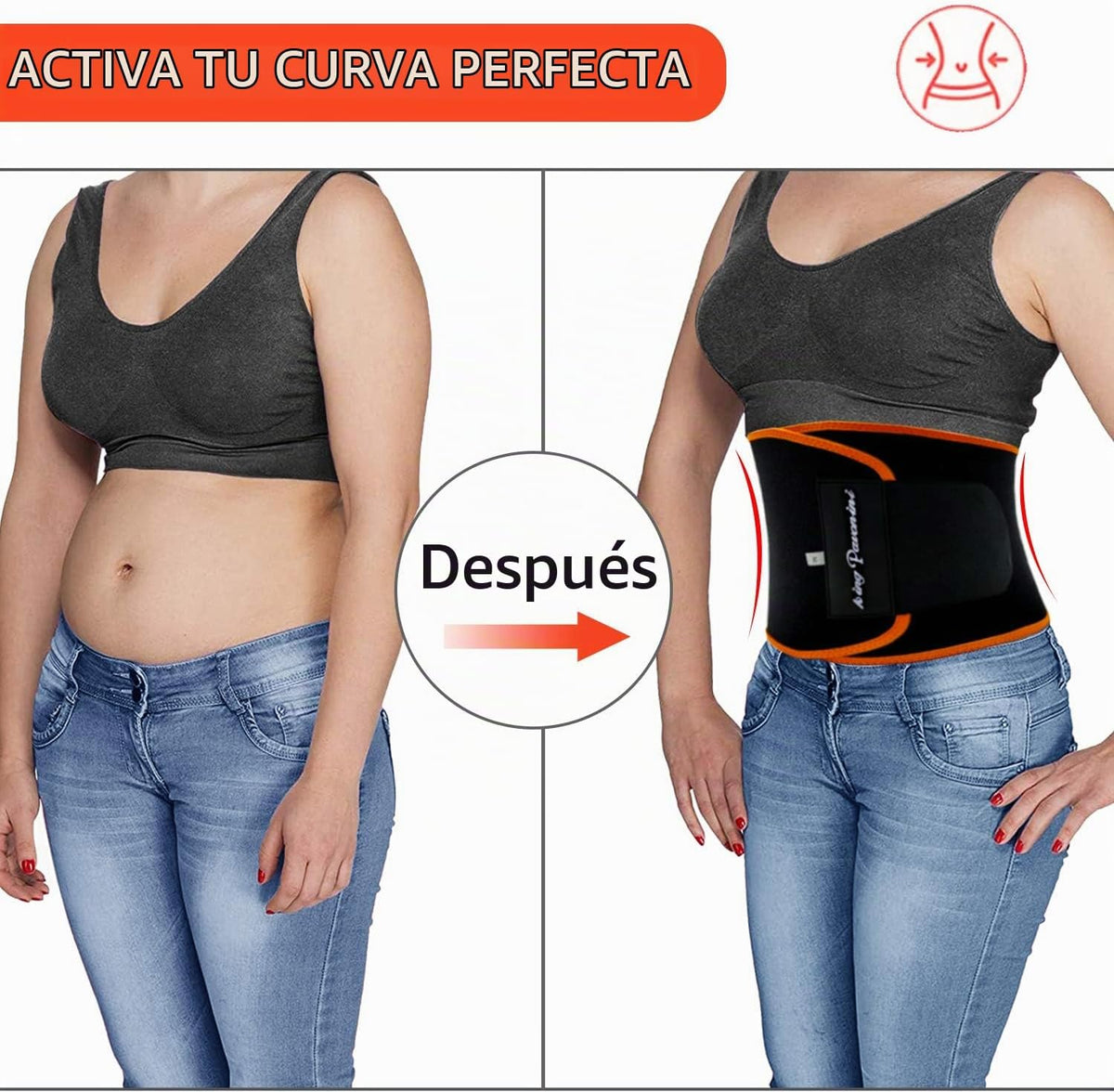 KingPavonini - Faja reductora de cintura para mujeres y entrenador...