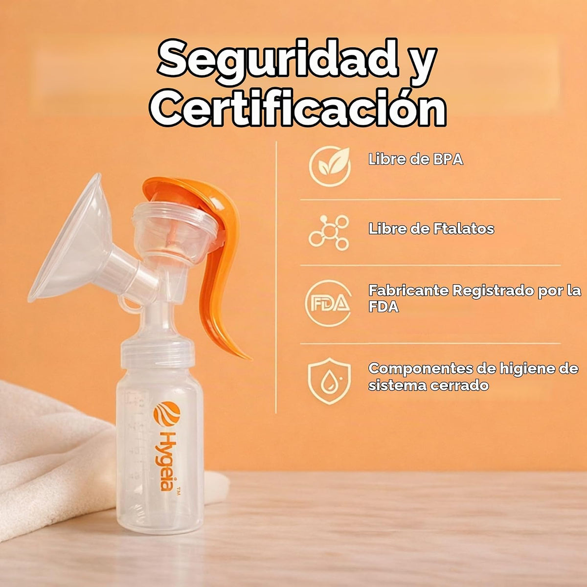 Hygeia Juego de accesorios personales estándar (PAS) | Kit completo...