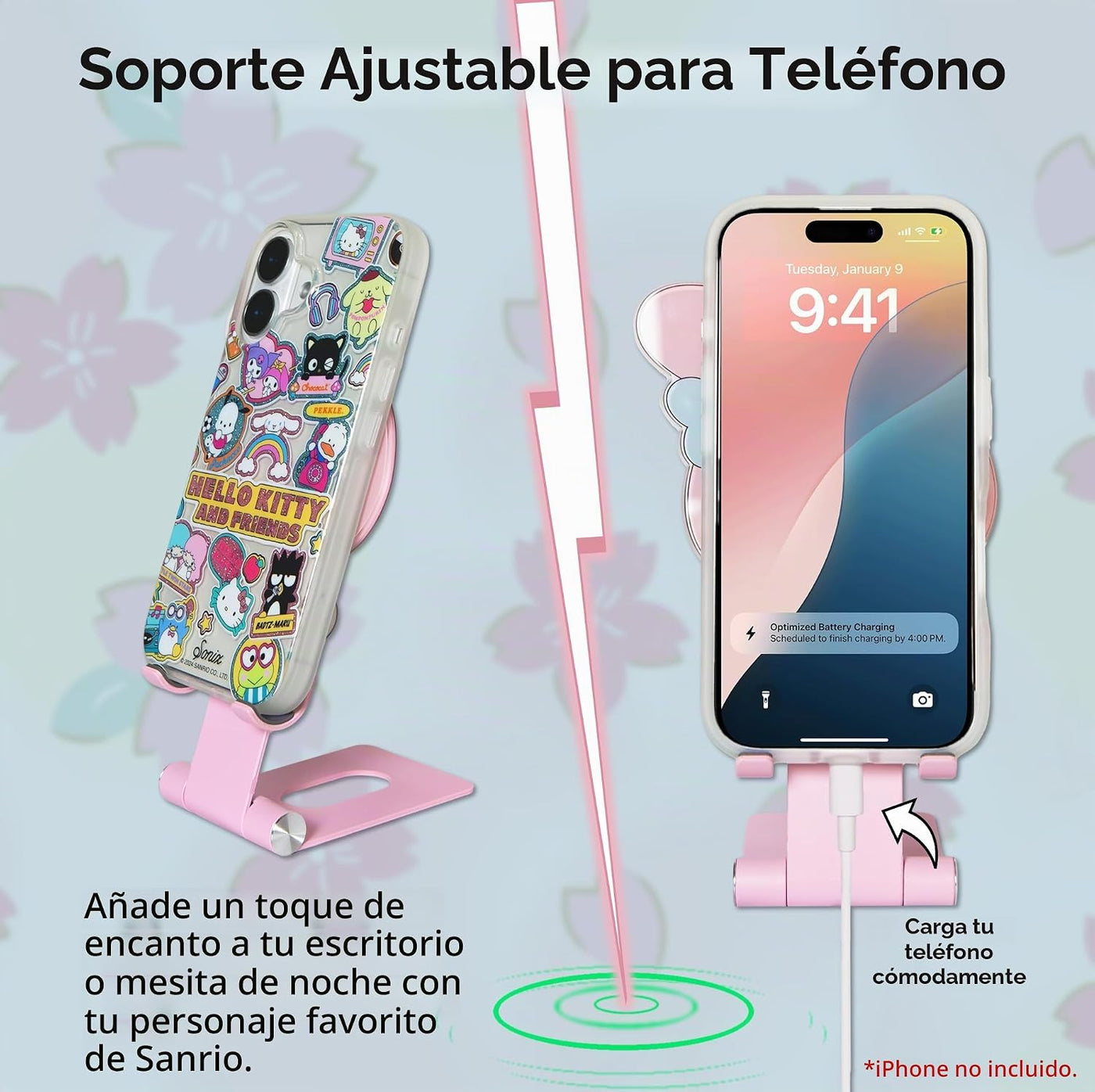 Sonix x Sanrio Soporte de Teléfono con Personajes | Soporte Ajustab...
