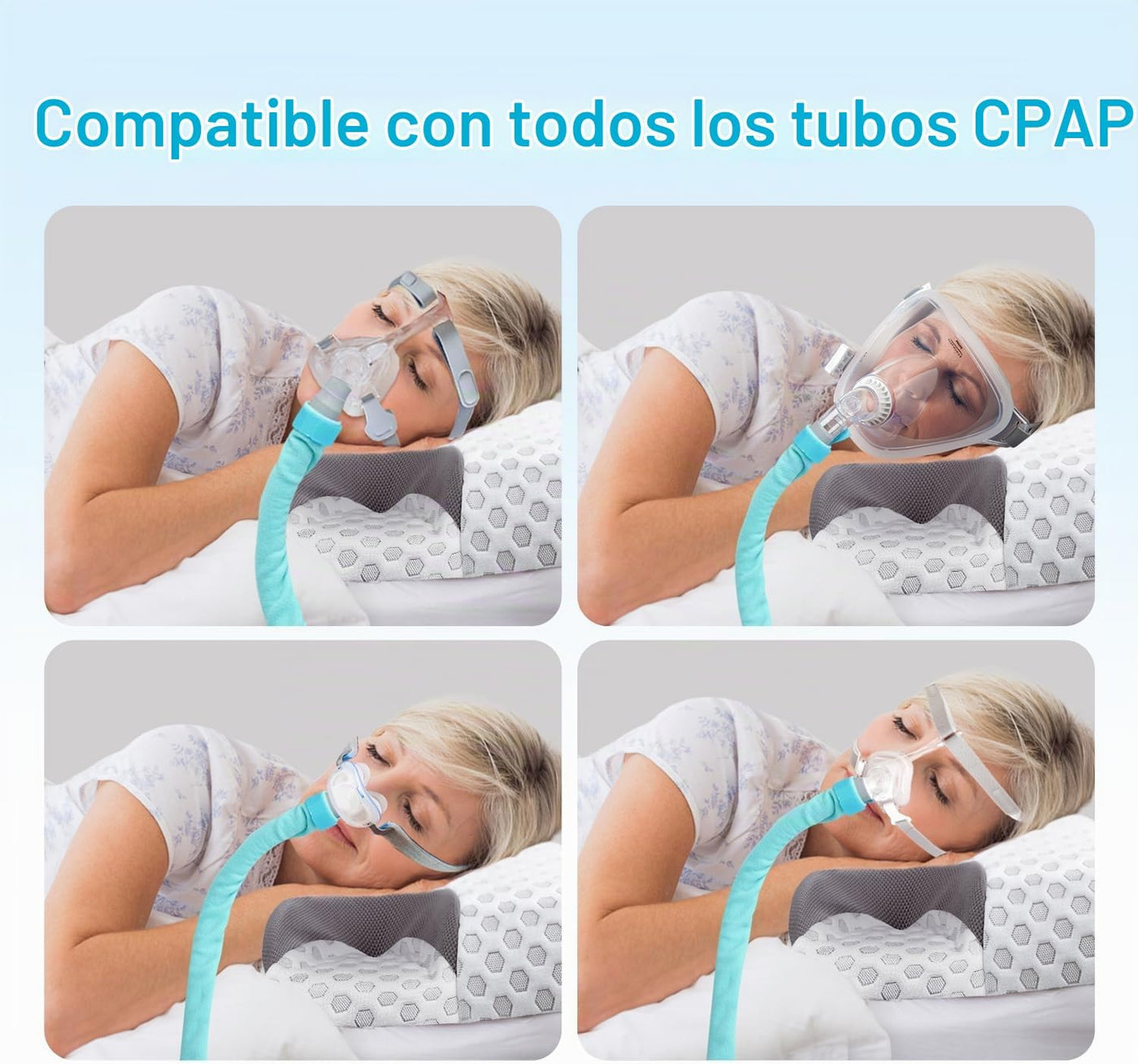 IKSTAR Funda para tubo CPAP de 6 pies [Actualización] - Envoltura a...