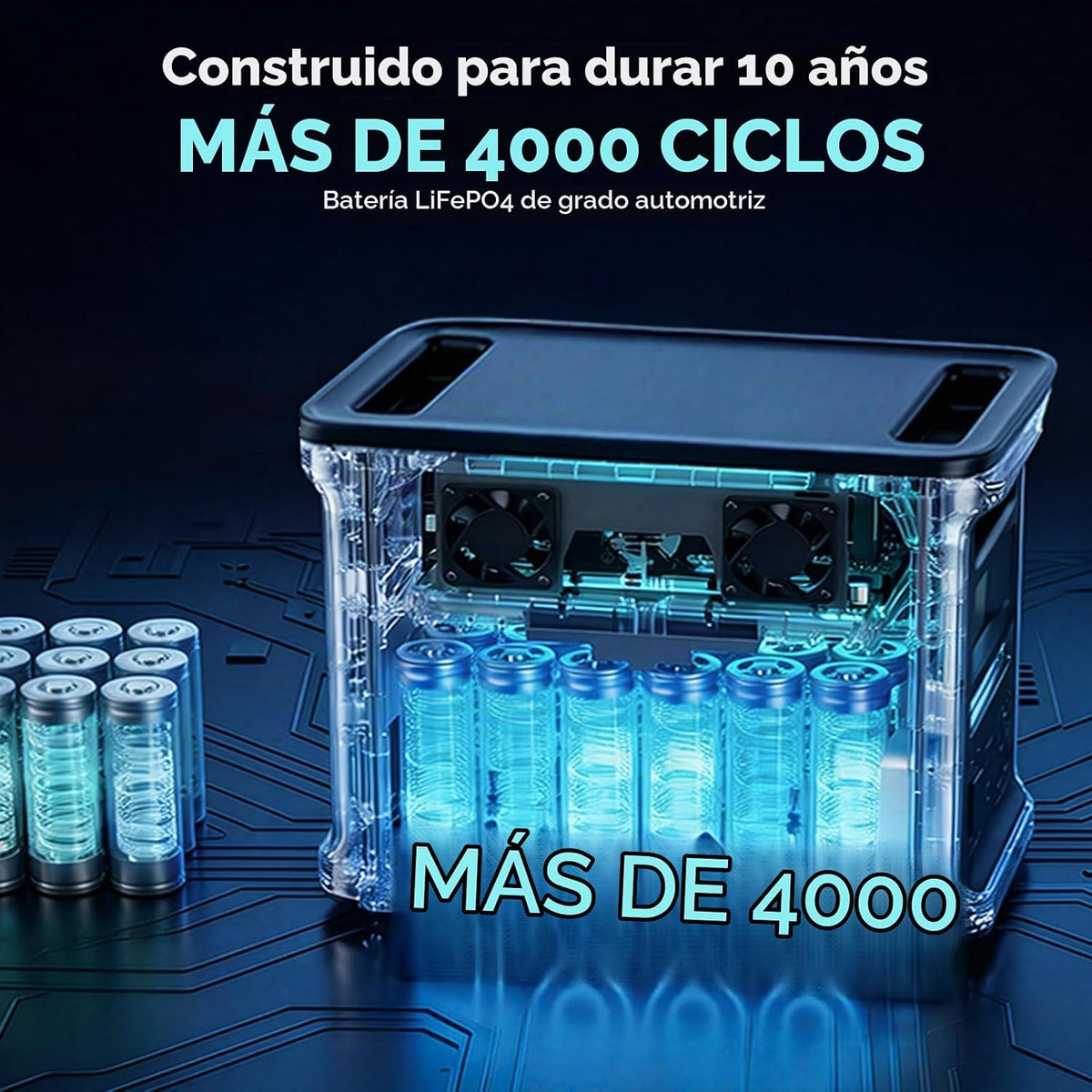 DYNESS LiFePO4 - Generador solar de 1536 Wh con panel solar plegabl...