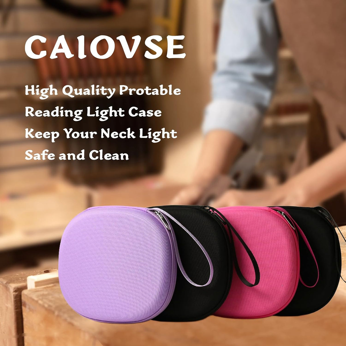 CAIOVSE Funda para luz de lectura de libros compatible con Glocusen...