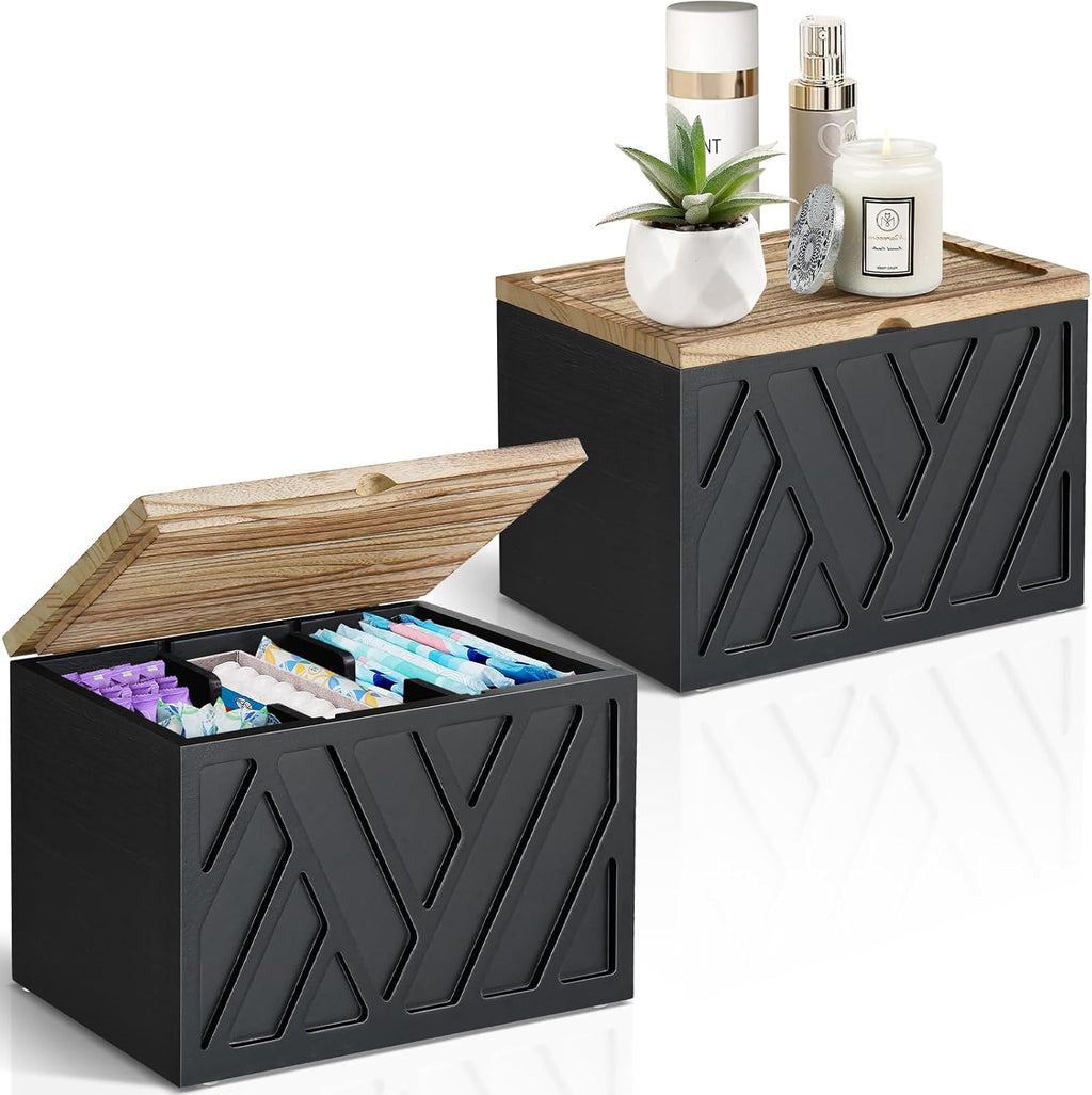 2 PIEZAS Soporte para Tampones para Decoración de Baño, Organizador...