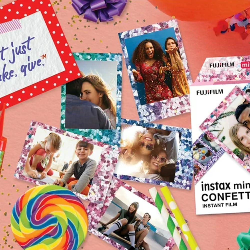 Fujifilm Instax Confetti Mini Film 10 Exposiciones | Compatible con...
