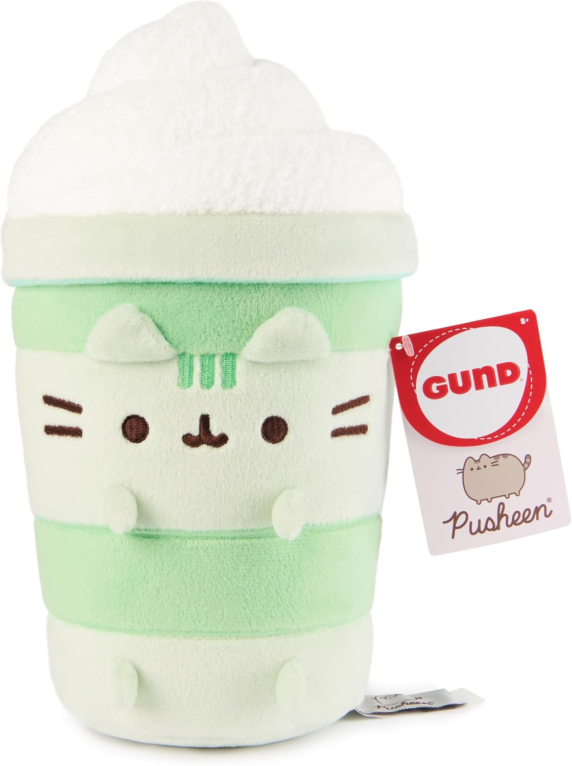 GUND Pusheen Matcha Latte - Juguete de peluche de 9.5 pulgadas para...