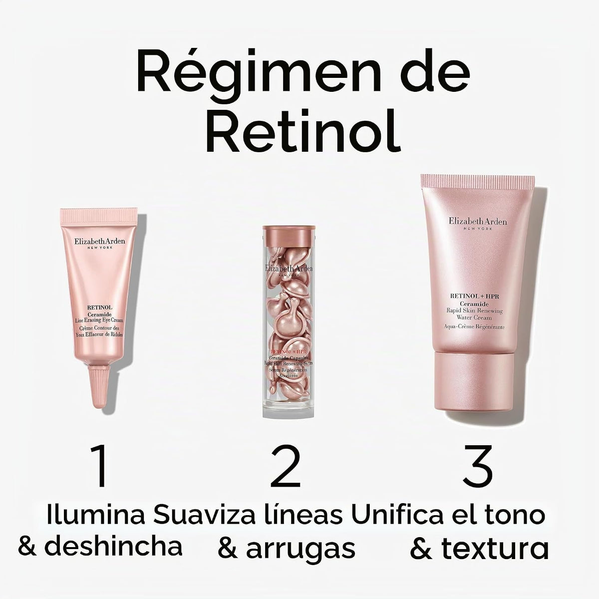 Cápsulas de suero facial de retinol + HPR de ceramidas de Elizabeth...