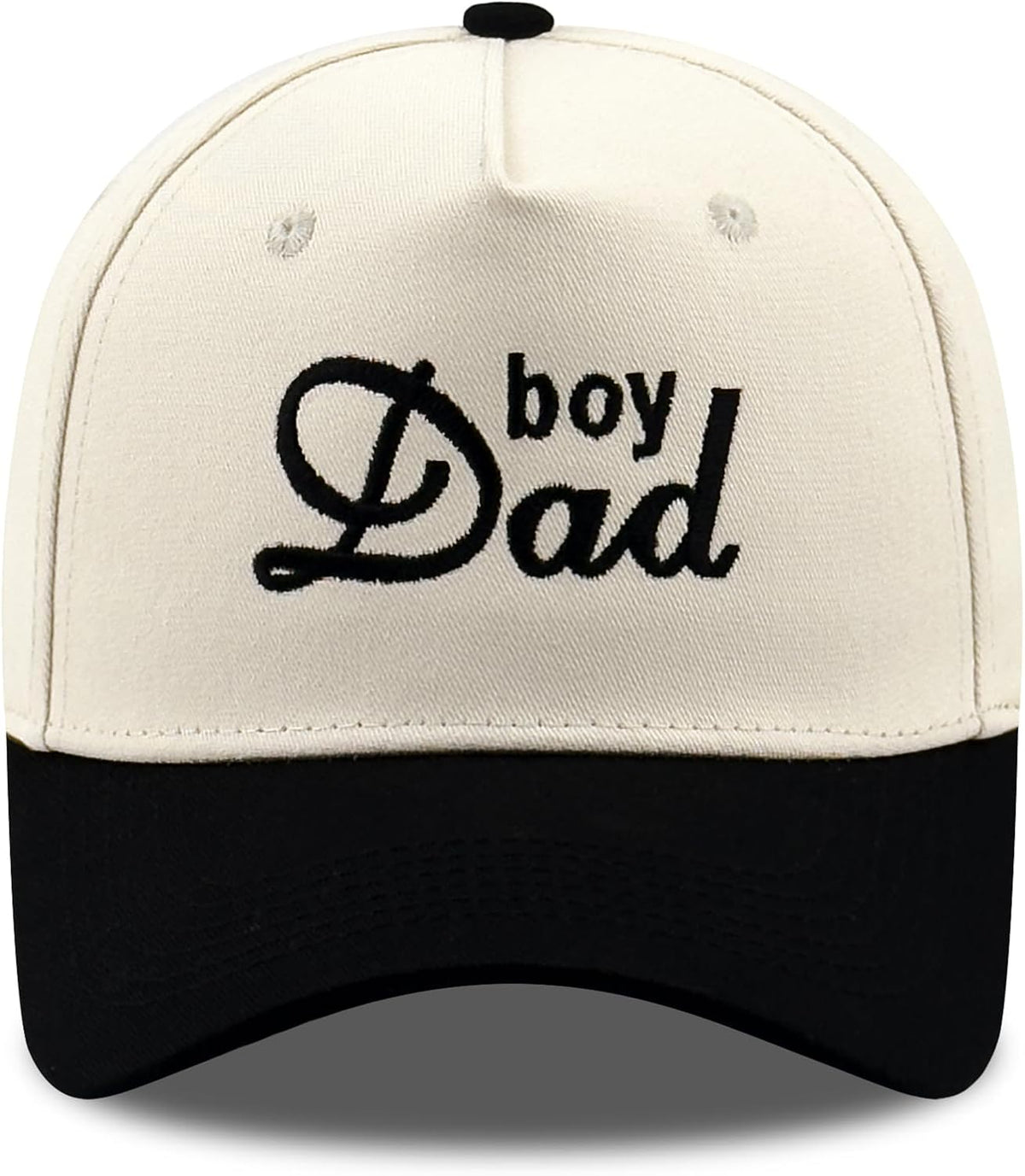 DYBICKT Gorra de béisbol bordada de dos tonos para niño, niña, papá...