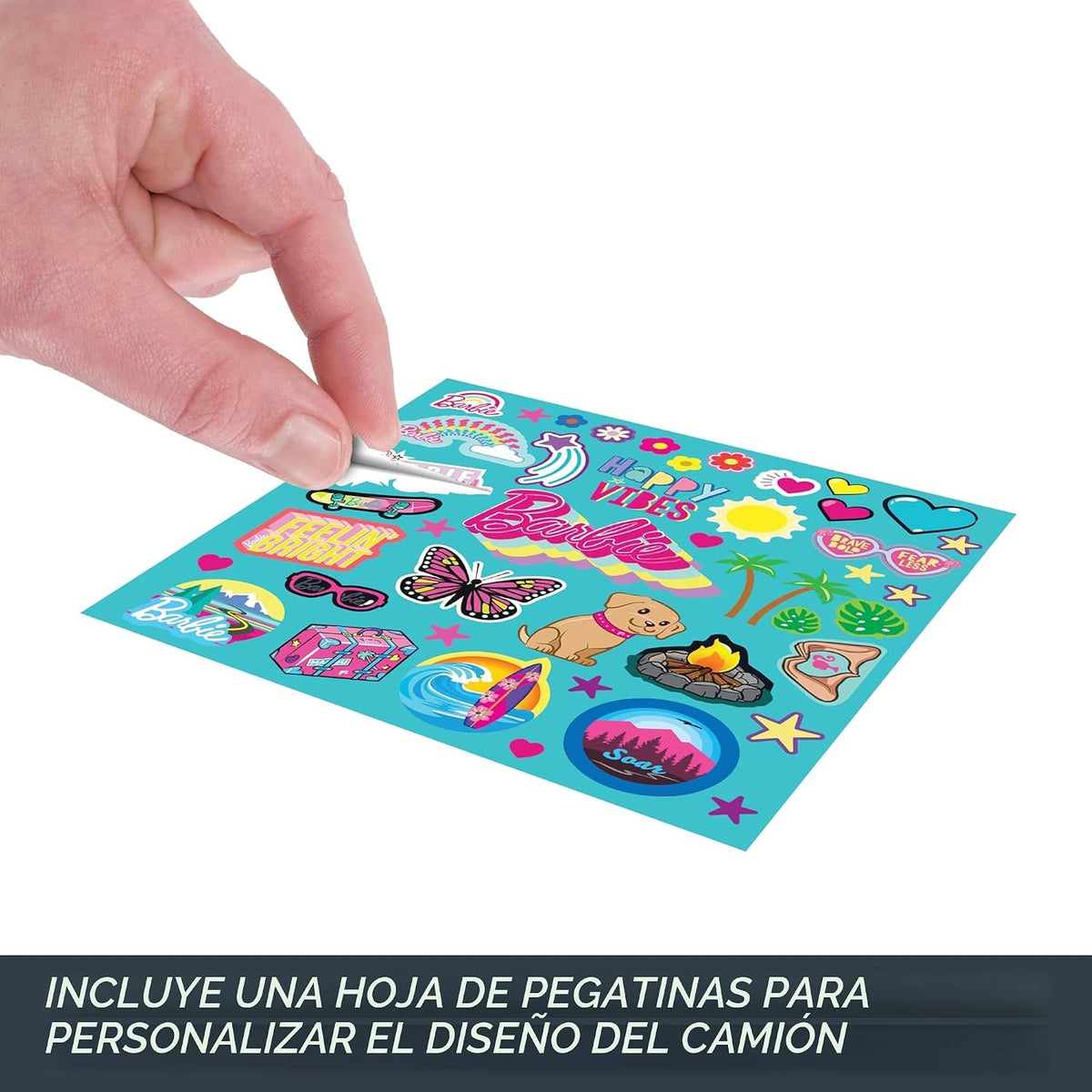 Hot Wheels Barbie RC SUV, vehículo rosa con control remoto | Se ada...