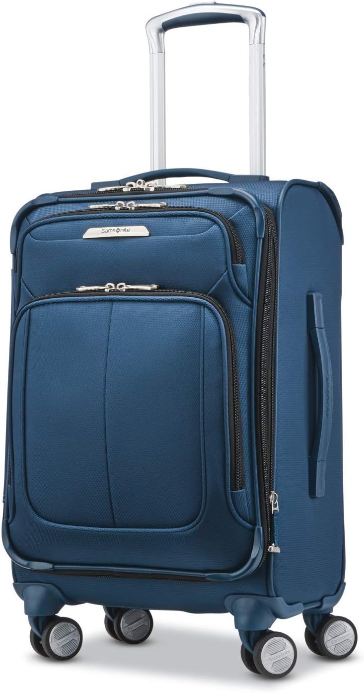 Samsonite SoLyte DLX Maleta de Mano Giratoria Expandible, azul (Med...