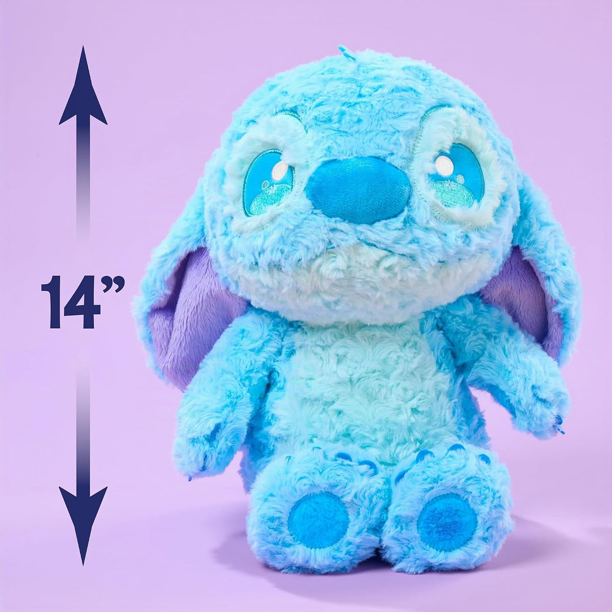 Disney Just Play - Juguete de peluche grande de 14 pulgadas Stitch...