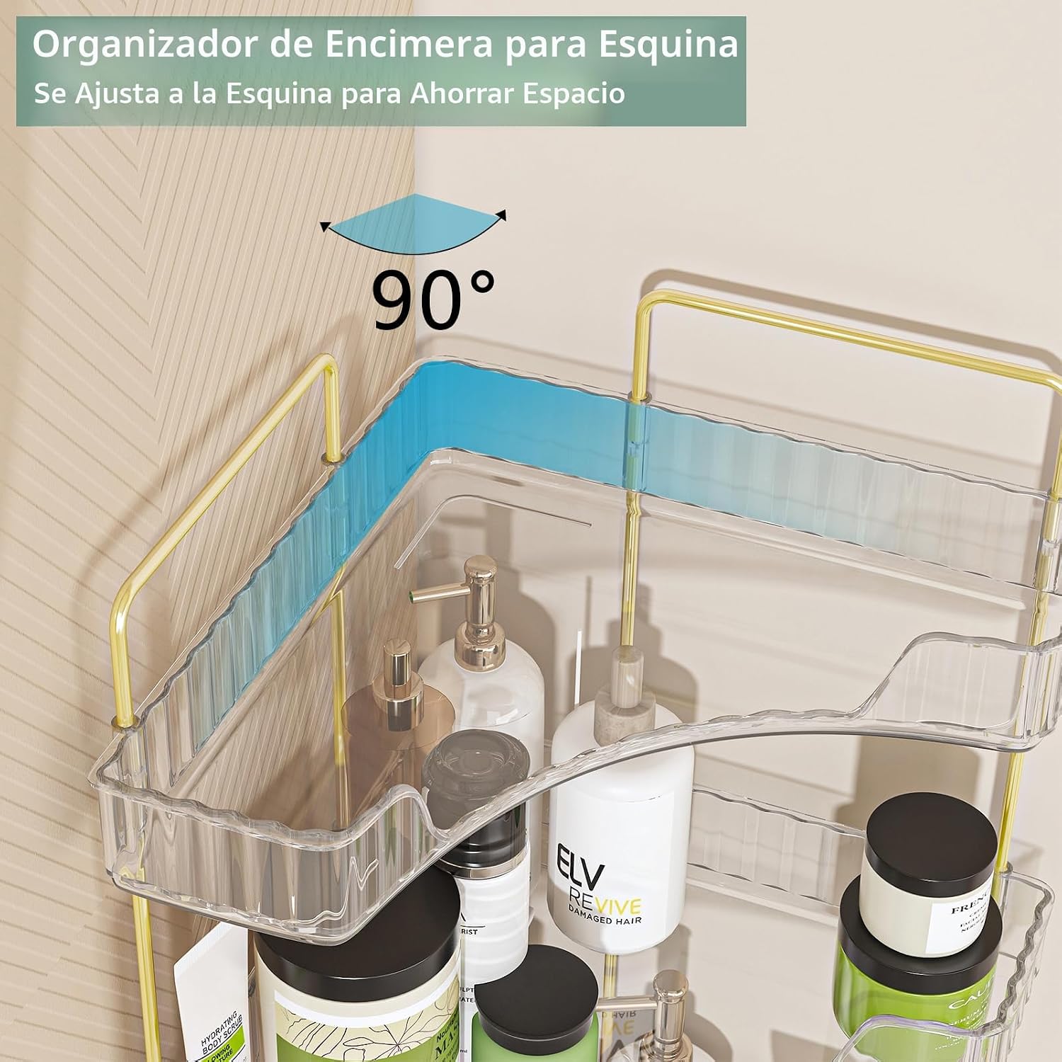 Webetop Organizador de Esquina para Encimera de Baño de 3 Niveles,...