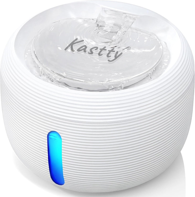 Kastty Fuente de agua para gatos de 3.5L Fuente silenciosa para ani...