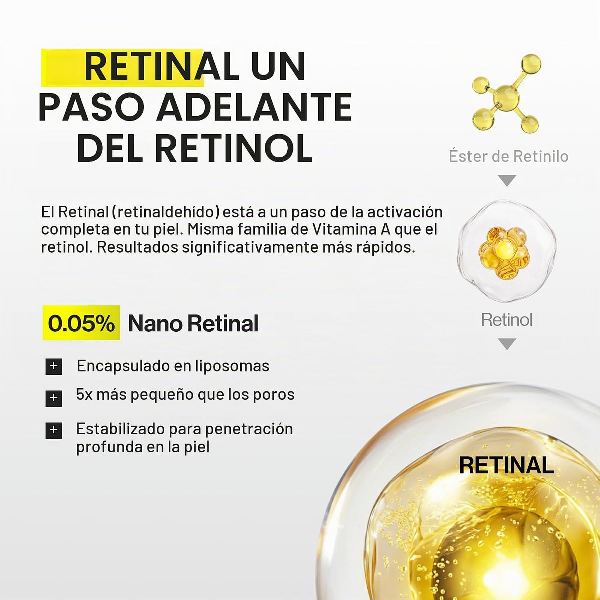 celimax The Vita-A Retinal Shot Crema doble aprietante, 1.69 onzas...